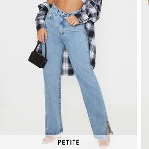 Petite light wash jeans